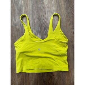 Lululemon Align Tank Top Size 6 Yoga Pilates Athletic Neon Green